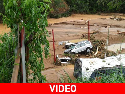 Χάος από το πέρασμα του τυφώνα Τόμας